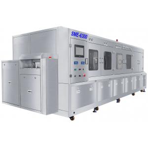 China High performance liquid wash and DI water rinse no-clean solder paste flux PCBA in line cleaning machine supplier