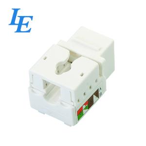 China 8 Pin Jack trapézoïdal protégé par Cat6, FLET examinant l'Ethernet modulaire Jack supplier