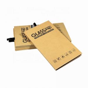 China 9H Screen Protector Packing Tempered Glass Film Kraft Sleeve Boxes supplier