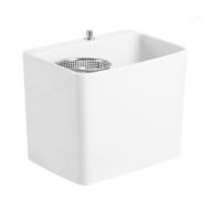 Square Ceramic 45ltr Laundry Tub Outdoor Rectangle Vessel laundry sink freestanding