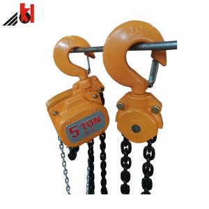 China Material Handling 5 Ton 3 M Lifting Chain Block For Mine Use supplier