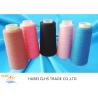 Ring Spun Polyester Yarn For Ultrathin Fabrics , Colored Spun Polyester Sewing