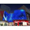 China Cortina de malla LED RGB flexible programable P83, pantalla de malla LED plegable para exteriores, cortina de red LED wholesale