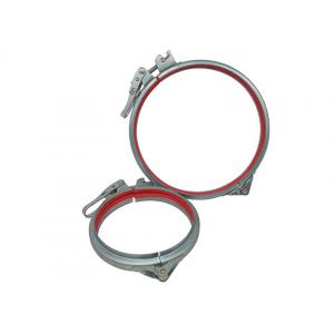 Standard Seal Ring Air Duct Hoop Tube Quick 80mm Galvanized Pipe Clamp