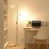 American modern wrought iron paint floor lamp LED branch bedroom lamp living