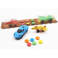China Halloween Novelty Compressed Candy With Funny Car Plane Toy on sale