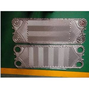 Flexible Material Brazed Plate Heat Exchanger Plate with Single Plate Configuration