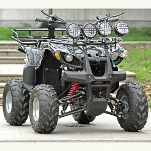 China Electric Atv Quad Bike 1500W / 2000W DC Brushless Motor With Four Bright Lights supplier