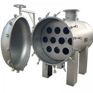 Stainless Steel 36 High Flow Cartridge Filter Housing For Water Filtration Pressure Vessel