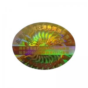 Security 3D Holographic Stickers Printer Laser Custom Logo Hologram Stickers