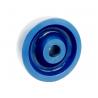 China PU Wheel Waterproof Swivel Industrial Heavy Duty Casters Wheels 8 Inch Blue OEM wholesale