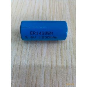 China ER14335 battery 3.6V 2/3AA Lithium Thionyl Chloride Battery ER14335M 1200mah wholesale