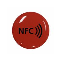                  Ntag 213 NFC Epoxy Social Media Share Sticker NFC Epoxy Tag             