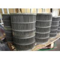 China Flat Flex Wire Mesh Belt , Stainless Steel Flat Wire Conveyor Belt Alkali for sale