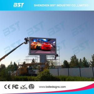 China P6 Full Color Large Outdoor Advertising LED Display Video High Resolution supplier