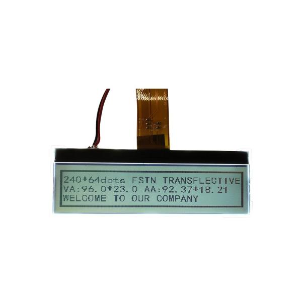 China White Backlight Graphic Dot Matrix LCD Display , 3.3V 240x64 Lcd Module wholesale