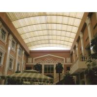 China Architectural Tension Shade System Skylight Motor Heat Resistance Fiberglass Fabric on sale