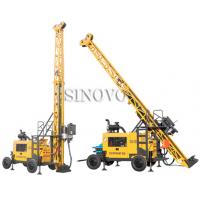 China Full hydraulic-mounted Geological Drilling Rig Diesel Engine With Flexible Operating System on sale