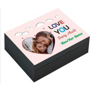 China custom  Valentine's Day flower packaging box  luxury Valentine's Day chocolate gift box supplier