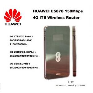 China Huawei E5878 4G LTE Mobile wifi hotspot new wireless router 150Mbps LTE wifi 4G router supplier