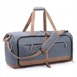 China 24.8X11.8X11 Flexible Carry On Bag , Travel Duffel Bag With Trolley Sleeve supplier