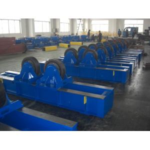 China Hydraulic Adjustable Pipe Tank Turning Rolls With Rubber Coated supplier