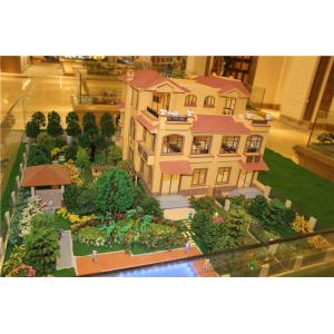 Architectural villa design model with led light , architectural models for sale