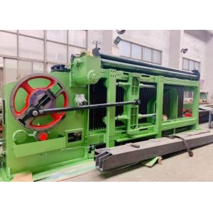 China Fio da embreagem 2.6mm do controle 100*120mm Gabion Mesh Machine With Overload Protect do PLC supplier