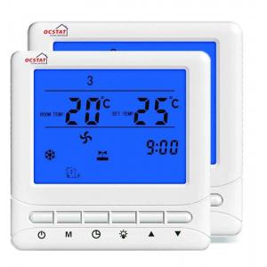 230VAC 50Hz Air Conditioner Fan Coil Thermostat For Temperature Control