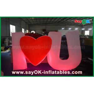 China Special  Design Giant Outdoor Inflatable Led Letter / Number with Remote Controller supplier