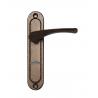 Wooden Door Plating Casting Zinc Alloy DIN Door Handle Set