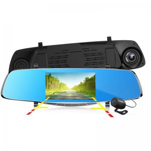 China Allwinner F23 5 Inch Car Mirror DVR With Dual Camera With Allwinner F23 Solution supplier