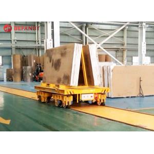 China 16t Electric Stone Slab Carrying Rail Trolley supplier