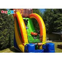 China Inflatable Basketball Game Fire Proof Inflatable Sports Games For Event / PVC Inflatable Basketball Hoop Toss on sale