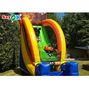 Inflatable Basketball Game Fire Proof Inflatable Sports Games For Event / PVC Inflatable Basketball Hoop Toss