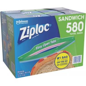 PP Plastic Type Reusable Plastic Sandwich Bag 580 347 166 152 14 for Food Packaging
