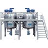 Powerful Three Layer Cosmetic Mixing Machine Tank Short Production Period