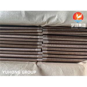 ASTM B111 C70600  CuNi 90/10 Heat Exchanger Fin Tube Extruded Tube 25.4MM 1"  Copper  Finned Tube for Heat Transfer