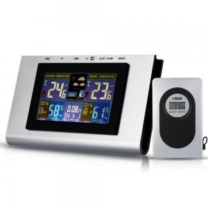 LCD Weather Wireless Station Forecast Clock Digital Humidity Temperature Thermometer