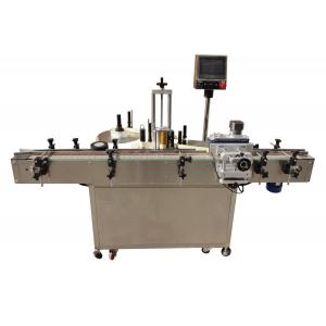 China OEM SS304 Automatic Barcode Label Applicator For Flat Round Glass Beer Bottle supplier