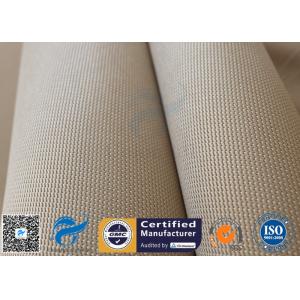 China 1150gsm 1.2mm Brown High Silica Fabric 800℃ Alumina Silica Thermal Insulation supplier