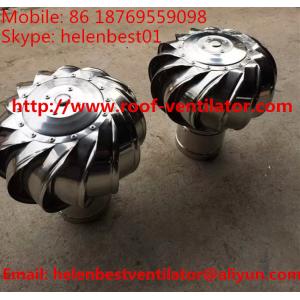 100mm no need power turbine ventilator fan for ventilation pipe stainless steel SS304