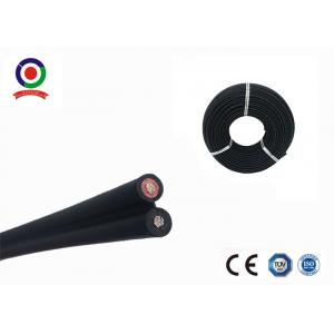 China Low Eccentricity 6mm Twin Core Solar Cable , TUV Approved 2 Core Red And Black Cable supplier