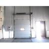 Galvanized Steel Exterior Industrial Sectional Doors Opening Speed 1.0m/s