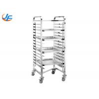 China RK Bakeware China Foodservice NSF Custom Double Oven Rack Baking Tray Trolley Heavy Duty Oven Trolley on sale