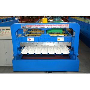 Speed 10 - 15m / min Roofing Sheet Roll Forming Machine For Construction Material