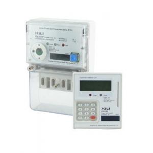 China Three Phase Prepaid Energy Meters / Split Prepayment KWh Meter with LCD or keypad supplier