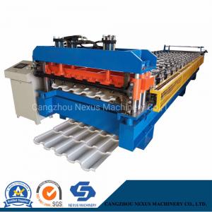 China                  Prepainted Steel Roof Tile Roll Forming Machine/Glazed Tile Sheet Making Machine              supplier