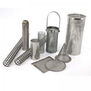 support size customization Stainless Steel Basket Filter perforated filter basket Stainless Steel Filter Cartridge