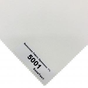 China French Window PVC Coated White Polyester Sunscreen Fabrics ASTM G21 supplier